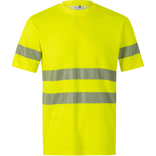 T-SHIRT HV GELB SEGMENTIERT GR L T-SHIRT HV GELB SEGMENTIERT GR L