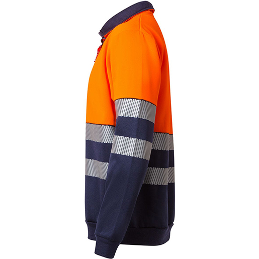 ZIP-SWEATSHIRT M/SEG. HS ORA/BLAU GR XL Detail von ZIP-SWEATSHIRT M/SEG. HS ORA/BLAU GR XL 305