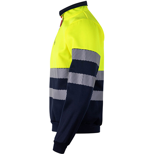 ZIP-SWEATSHIRT M/SEG. HS GELB/BLAU GR XL Detail von ZIP-SWEATSHIRT M/SEG. HS GELB/BLAU GR XL 305