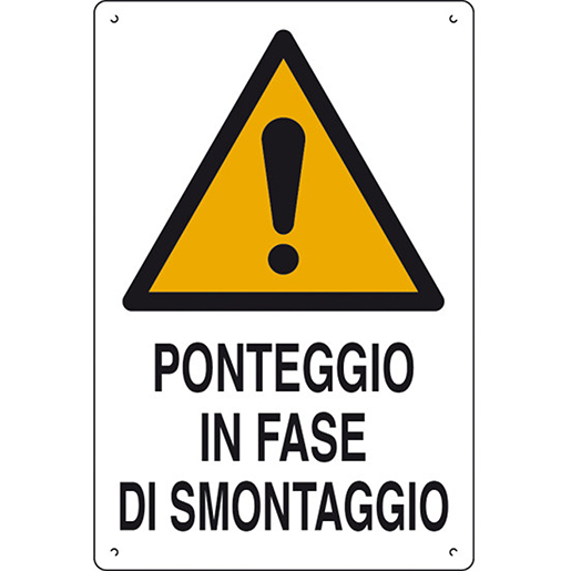 Cartelli per cantiere in polionda