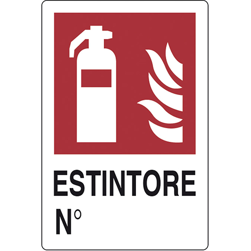 Cartello ESTINTORE N°
