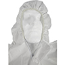 Détail de Combinaison jetable blanche en polypropylène laminé taille XXL 300