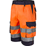 KURZE HOSE HV ORANGE/BLAU GR M