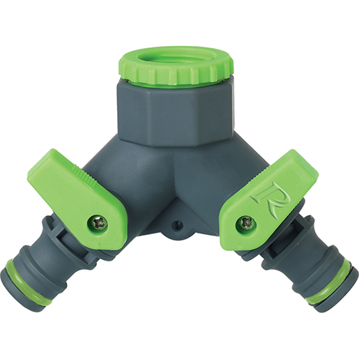 2 SCHNELLAUSGÄNGE INNENGEWINDE 1/2" - 3/