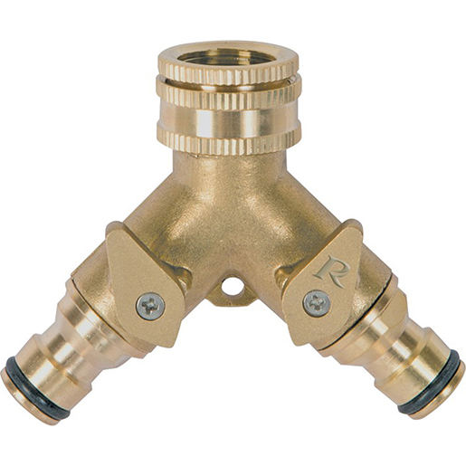 2-WEGE-EINLASS 1/2" UND 3/4" MUFFE