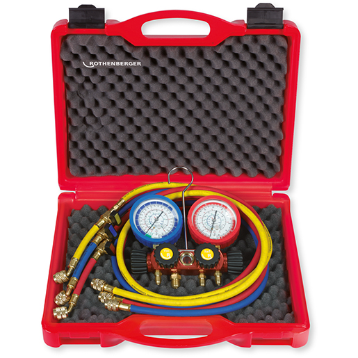 Kit gruppi manometrici 4 vie Rothenberger