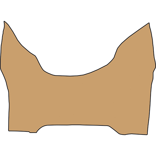 COUVRE-COFFRE DAF XD 1+1 BEIGE