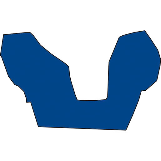 COUVRECOFFRE DAF CF85 CABINE COURT BLEU