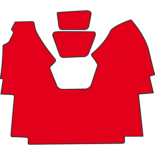 COPRICOFANO XF95 CAMBIO AUTOM.ROSSO COPRICOFANO XF95 CAMBIO AUTOM.ROSSO