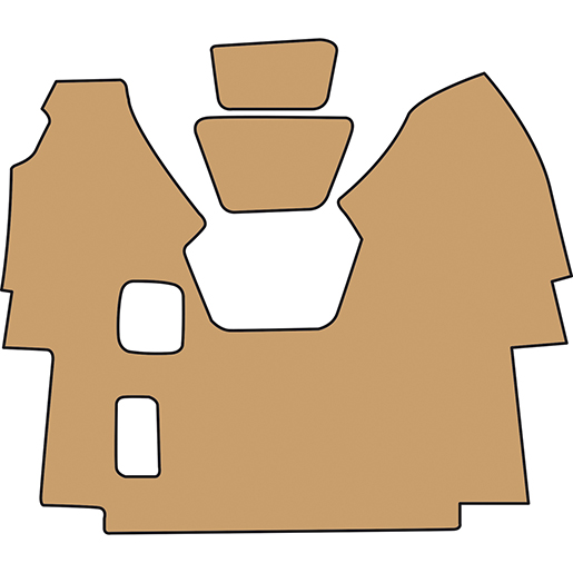 COPRICOFANO XF95 CAMBIO MANUALE BEIGE COPRICOFANO XF95 CAMBIO MANUALE BEIGE