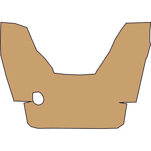 COUVRECOFFRE DAF 105XF BOITE MAN BEIGE