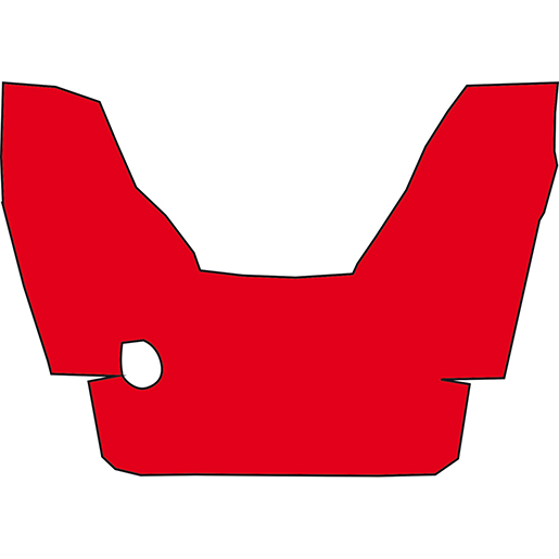 COPRICOFANO DAF 105XF CAMBIO MAN. ROSSO COPRICOFANO DAF 105XF CAMBIO MAN. ROSSO