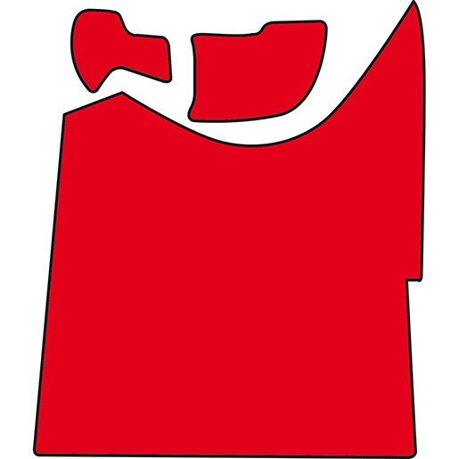 COUVRE-COFFRE DAF XG ROUGE