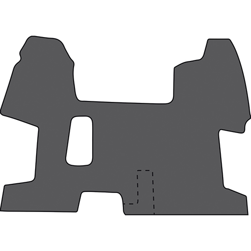 Disegno tecnico di Copricofano IVECO STRALIS X WAY cabina larga dal 2021 105