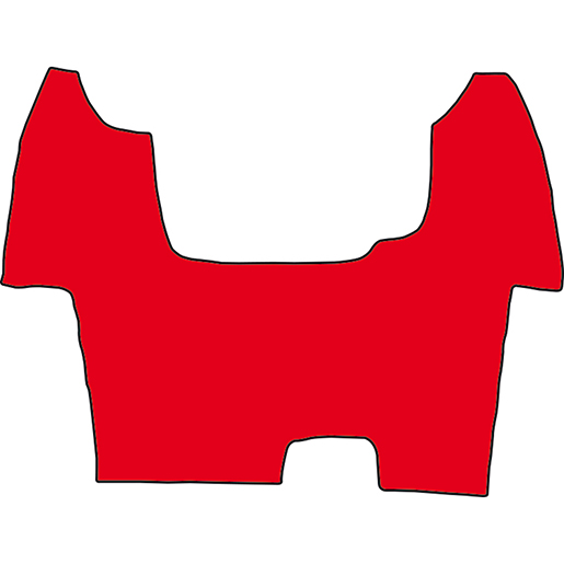 TAPIS IVECO S WAY 2024 1+1 ROUGE