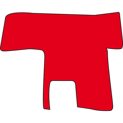 C.COFF MAN TGM-TGL CAB ETR COURTE ROUGE