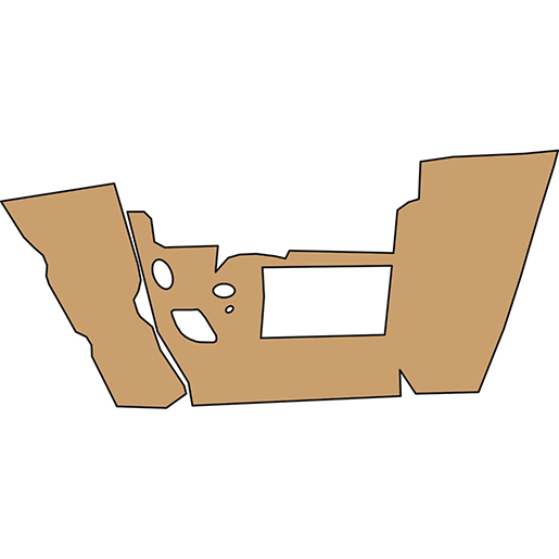 COPRICOFANO VOLVO F12/F16 BEIGE COPRICOFANO VOLVO F12/F16 BEIGE