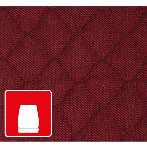 UNIVERSAL BEZUG OHNE KOPFLEHNE ROT Detail von UNIVERSAL BEZUG OHNE KOPFLEHNE ROT 300