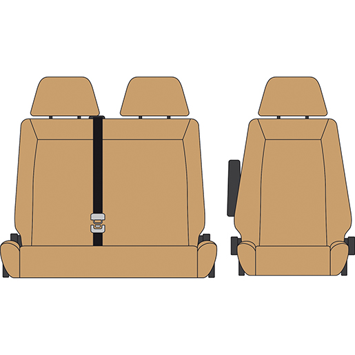 BEZUG MERCEDES SPRINTER 2018 1+2 BEIGE BEZUG MERCEDES SPRINTER 2018 1+2 BEIGE