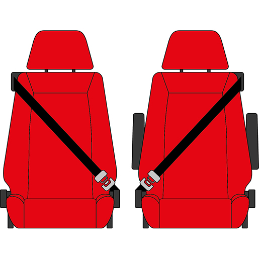 BEZUG ACTROS/AXOR/ATEGO 98 1+1 ROT BEZUG ACTROS/AXOR/ATEGO 98 1+1 ROT