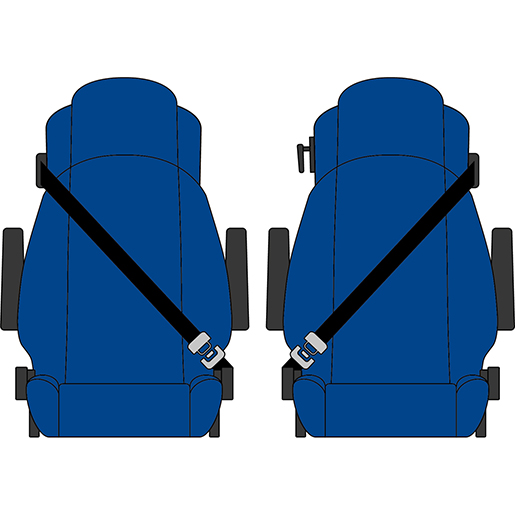 BEZUG ACTROS AROCS ANTOS 1+1 BLAU BEZUG ACTROS AROCS ANTOS 1+1 BLAU