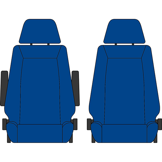 BEZUG VOLVO F12/F16 1+1 BLAU BEZUG VOLVO F12/F16 1+1 BLAU