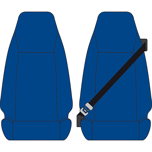 FODERA VOLVO FE 2018 1+1 BLU FODERA VOLVO FE 2018 1+1 BLU