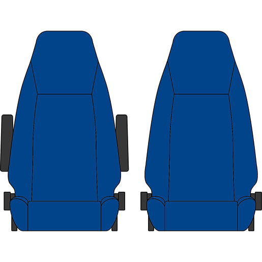 BEZUG VOLVO FM/FH 02/09 1+1 O/G. BLAU BEZUG VOLVO FM/FH 02/09 1+1 O/G. BLAU