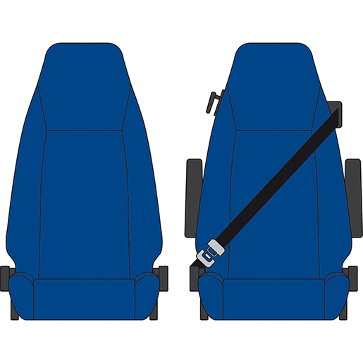 BEZUG VOLVO FH 2014 1+1 BLAU BEZUG VOLVO FH 2014 1+1 BLAU