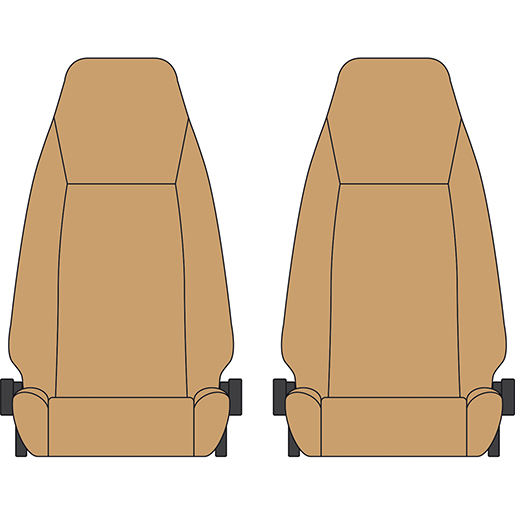 FODERA VOLVO FH 2014 1+1 BEIGE FODERA VOLVO FH 2014 1+1 BEIGE