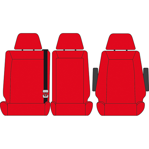 FODERA VOLSWAGEN CRAFTER 1+2 ROSSO FODERA VOLSWAGEN CRAFTER 1+2 ROSSO