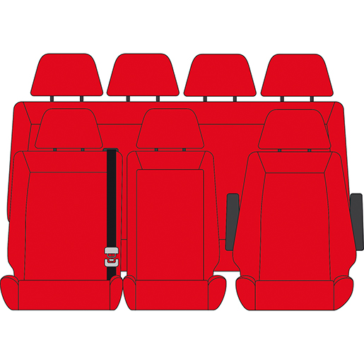 FODERA VOLSWAGEN CRAFTER 1+2+4 ROSSA FODERA VOLSWAGEN CRAFTER 1+2+4 ROSSA