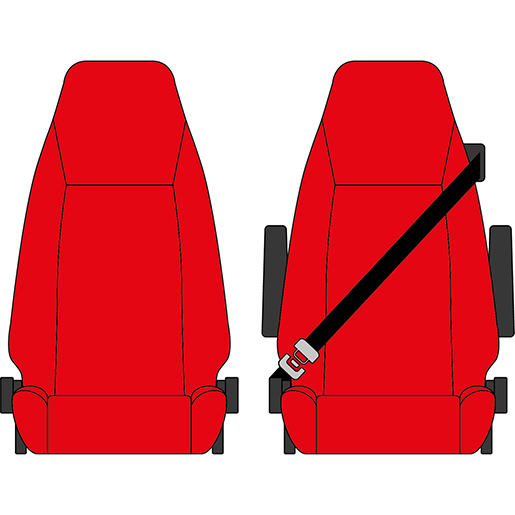 BEZUG MAN TGS/TGX 1+1 FS M/G. ROT BEZUG MAN TGS/TGX 1+1 FS M/G. ROT