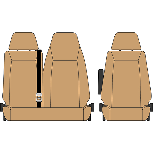 BEZUG RENAULT NEW MASTER 09 1+2 BEIGE BEZUG RENAULT NEW MASTER 09 1+2 BEIGE