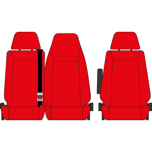BEZUG RENAULT NEW MASTER 09 1+2 ROT BEZUG RENAULT NEW MASTER 09 1+2 ROT