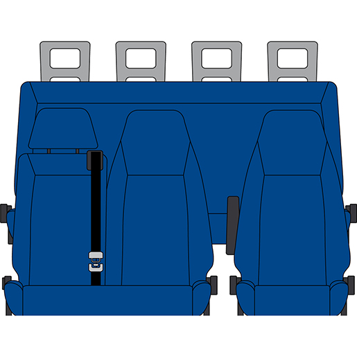 BEZUG RENAULT NEW MASTER 1+2+4 BLAU BEZUG RENAULT NEW MASTER 1+2+4 BLAU