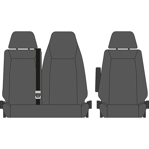 BEZUG RENAULT MASTER 2019 1+2 GRAU BEZUG RENAULT MASTER 2019 1+2 GRAU