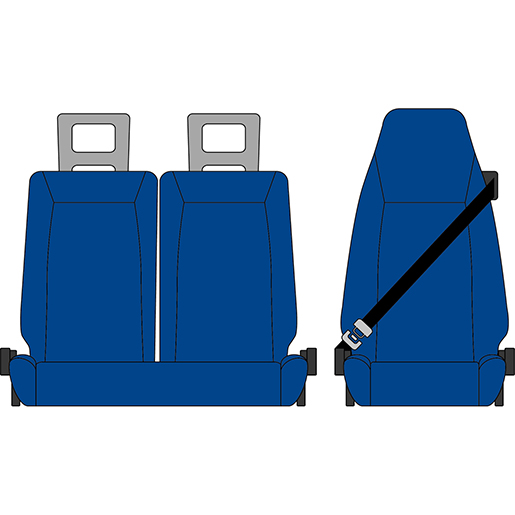 BEZUG DAF LF 01/06 1+2 BLAU BEZUG DAF LF 01/06 1+2 BLAU