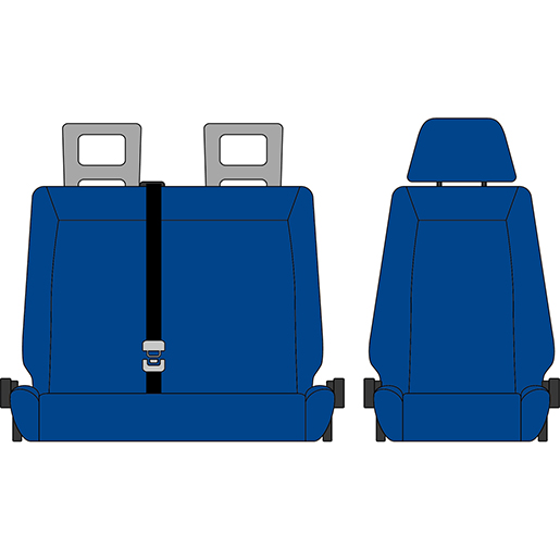 FODERA NISSAN PRIMASTAR 1+2 BLU FODERA NISSAN PRIMASTAR 1+2 BLU