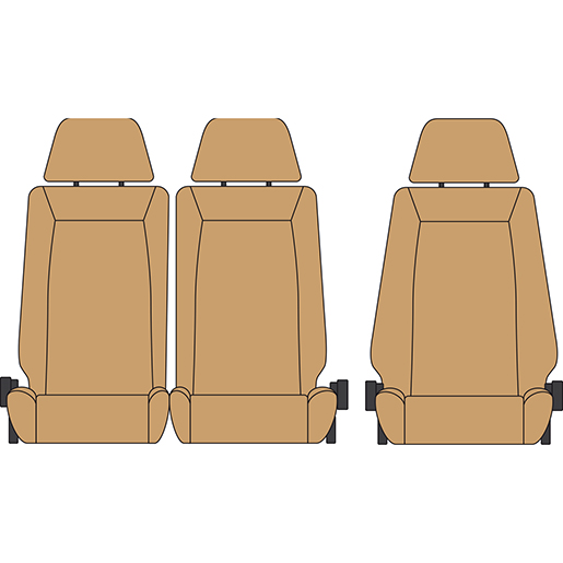 FODERA RENAULT TRAFFIC 2020 1+2 BEIGE FODERA RENAULT TRAFFIC 2020 1+2 BEIGE