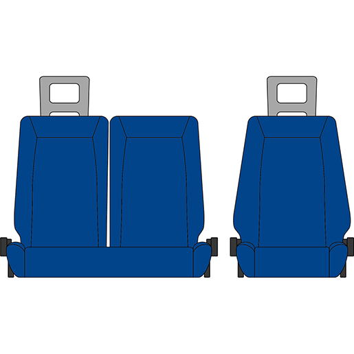 FODERA NISSAN CABSTAR 08 1+2 BLU FODERA NISSAN CABSTAR 08 1+2 BLU
