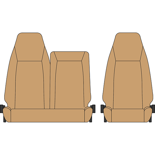 BEZUG ISUZU NPR/NQR KAB.LANG 1+2 BEIGE BEZUG ISUZU NPR/NQR KAB.LANG 1+2 BEIGE