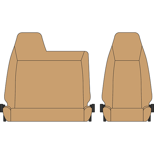 BEZUG ISUZU NKR KAB.KURZ 1+2 BEIGE BEZUG ISUZU NKR KAB.KURZ 1+2 BEIGE