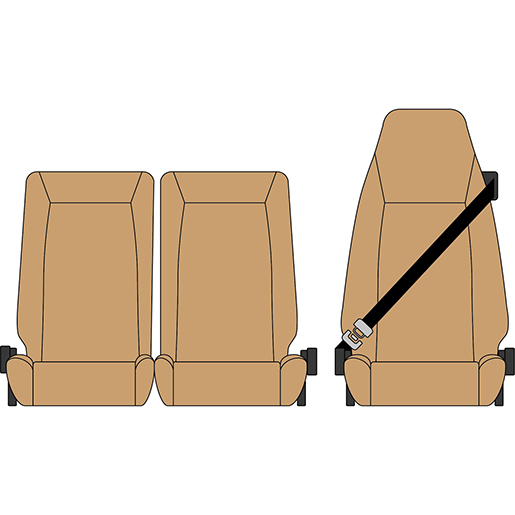 BEZUG ISUZU F-EVOLUTION 1+1+1 BEIGE BEZUG ISUZU F-EVOLUTION 1+1+1 BEIGE