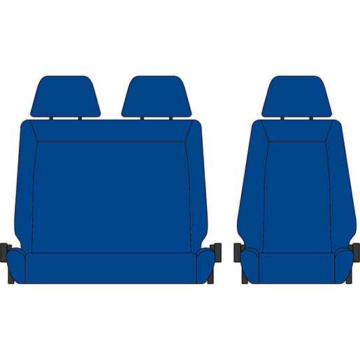 BEZUG MITSUB.CANTER 1SERIE03/07 1+2 BLAU BEZUG MITSUB.CANTER 1SERIE03/07 1+2 BLAU