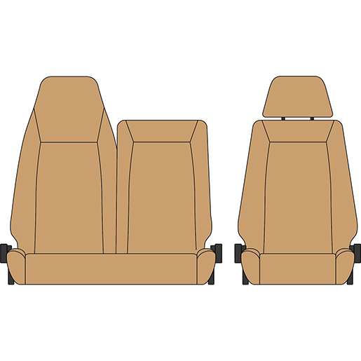 FODERA MITS.CANTER FUSO 4 SERIE 1+2 BEIG FODERA MITS.CANTER FUSO 4 SERIE 1+2 BEIG