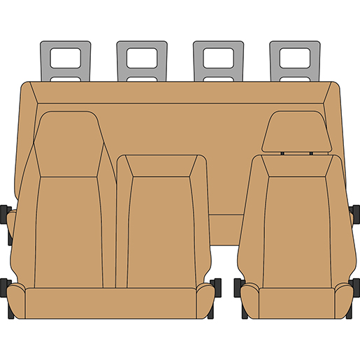 FODERA MITS.CANTER FUSO 4 SERIE1+2+4BEIG FODERA MITS.CANTER FUSO 4 SERIE1+2+4BEIG
