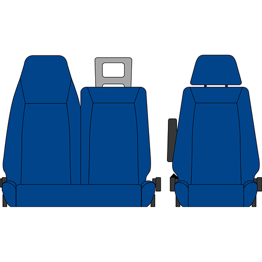 BEZUG MITS.CANTER FUSO 4 SERIE 1+2 BLAU BEZUG MITS.CANTER FUSO 4 SERIE 1+2 BLAU