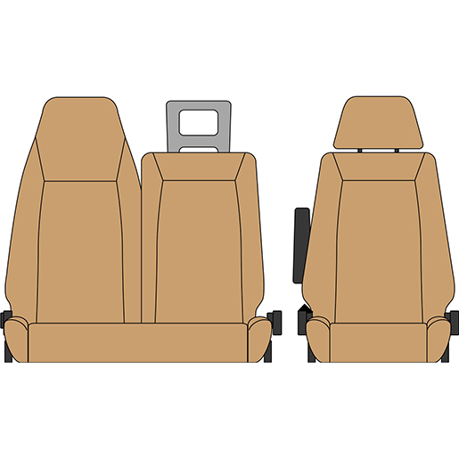 BEZUG MITS.CANTER FUSO 4 SERIE 1+2 BEIGE BEZUG MITS.CANTER FUSO 4 SERIE 1+2 BEIGE