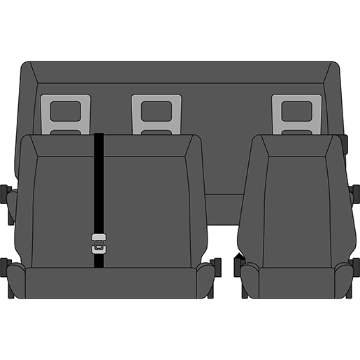 Detail von Bezüge VOLKSWAGEN TRANSPORTER T5 ab 2014 300